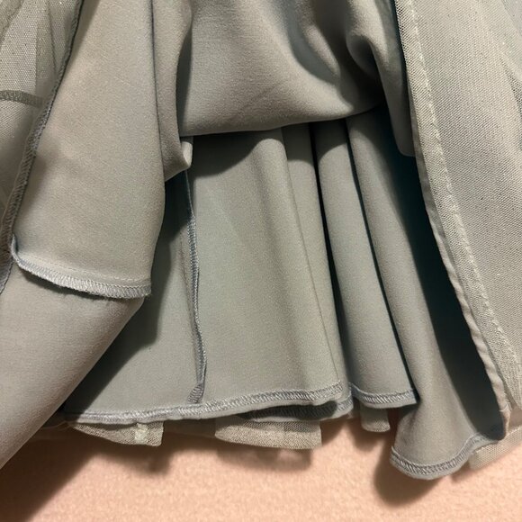 Miss Candyfloss Womens Medium 50s Cinderella Pin Up Swing Dress Blue Glitter - Picture 11 of 15